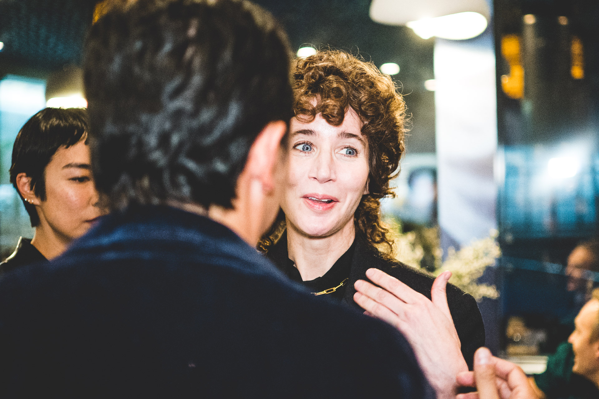 Miranda July and Greta Lee