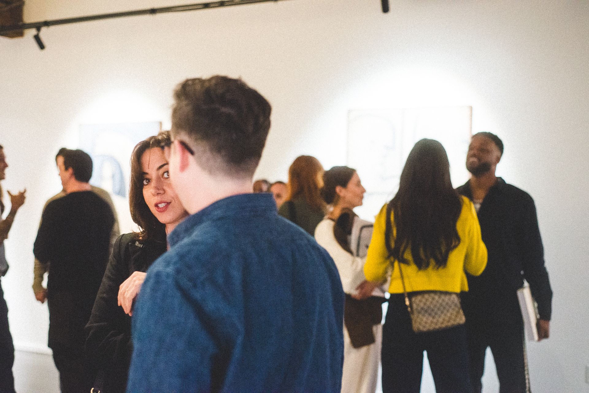 Aubrey Plaza at an Art Gallery